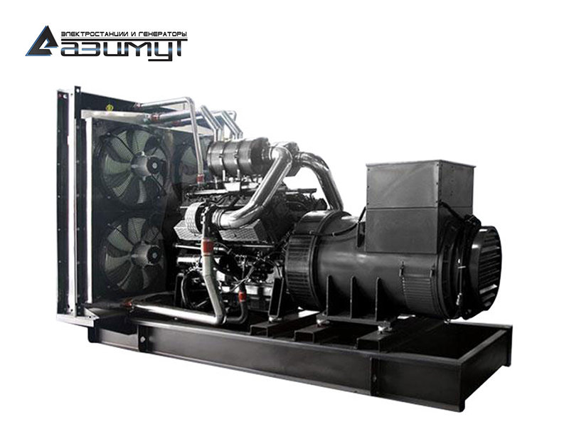 Дизельный генератор АД-350С-Т400-1РМ5 SDEC мощностью 350 кВт (380 В) открытого исполнения